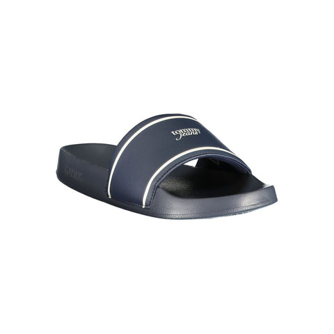Blue Polyurethane Women's Slipper
