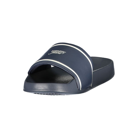 Blue Polyurethane Women's Slipper