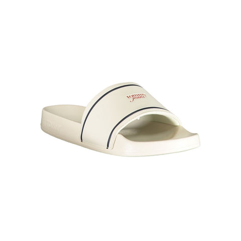 White Polyurethane Women's Slipper