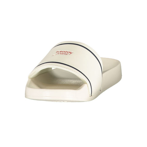 White Polyurethane Women's Slipper