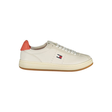 Beige Polyurethane Women's Sneaker