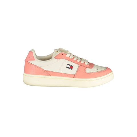 White Polyurethane Women's Sneaker