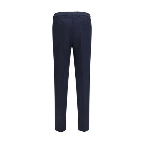 Black Cotton Chino Pants