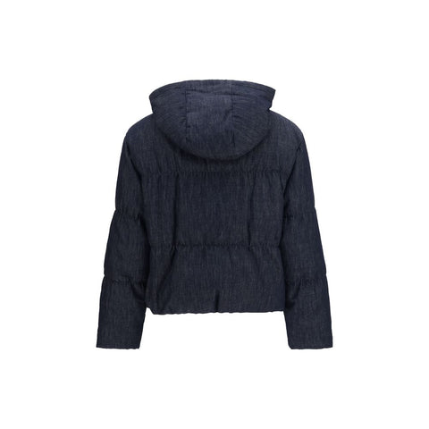 Blue Cotton Shell Jacket
