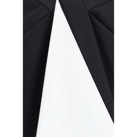 Black Wool Oves Aries Midi Skirt