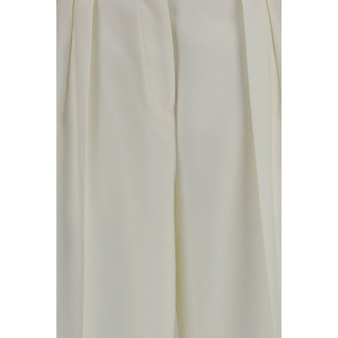White Wool Oves Aries Casual Pants