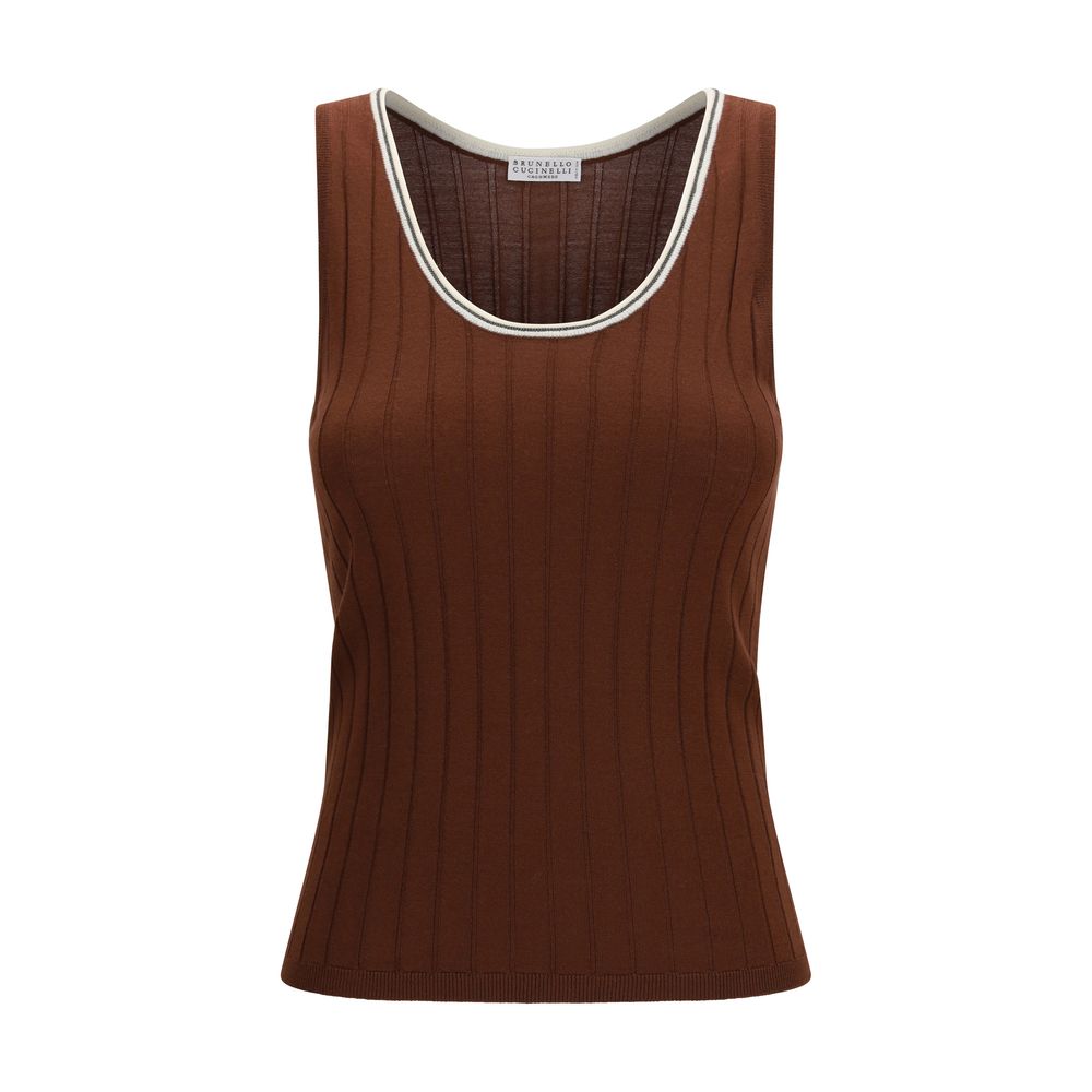 Bordeaux Wool Oves Aries Sleeveles T-Shirt