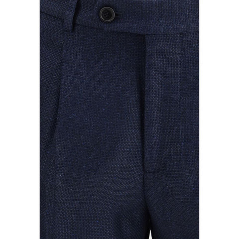 Blue Wool Oves Aries Two-Piece Suit