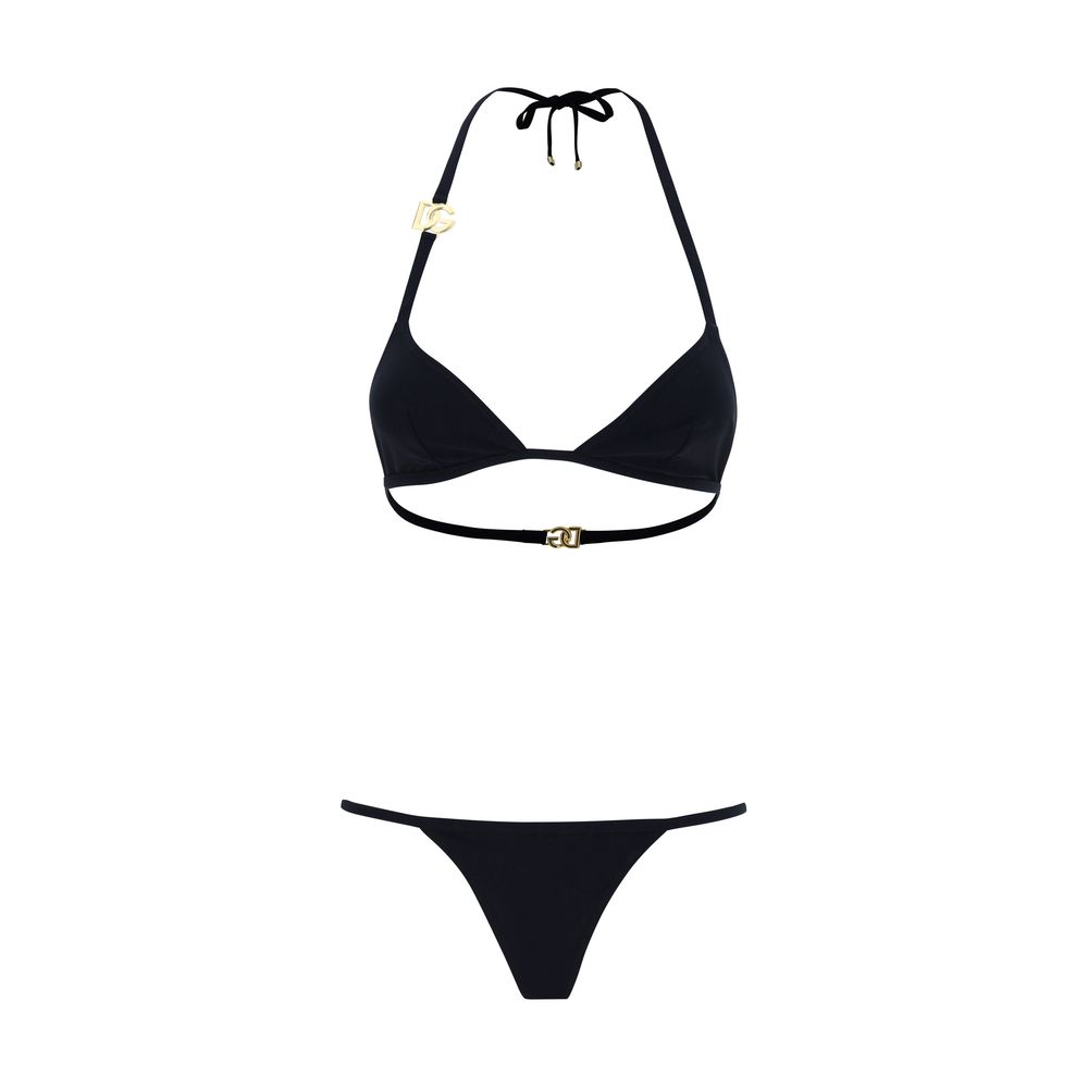 Black Nylon Bikini