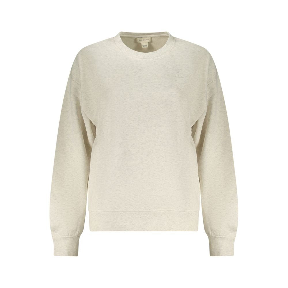 Gray Cotton Women's Sweatshirt