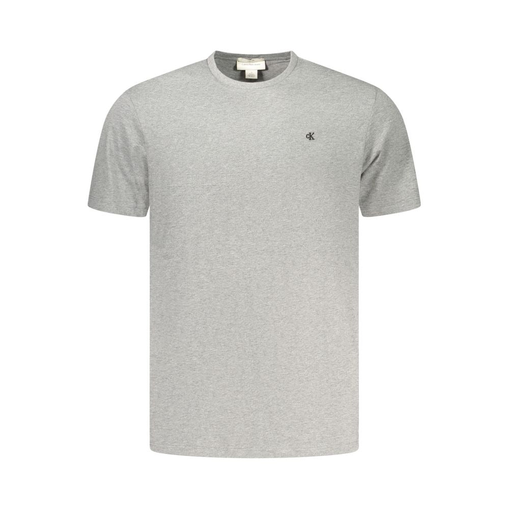 Gray Cotton Men's T-Shirt