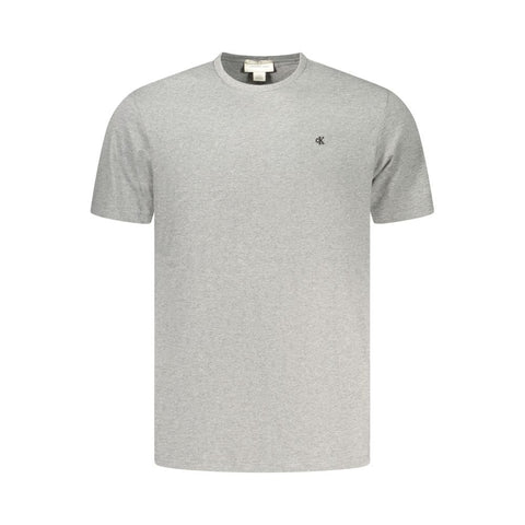 Gray Cotton Men's T-Shirt