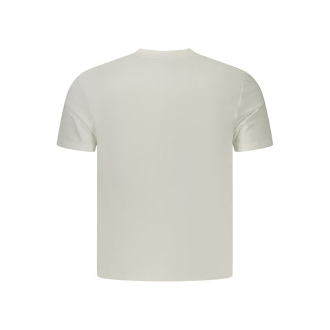 White Cotton Men's T-Shirt