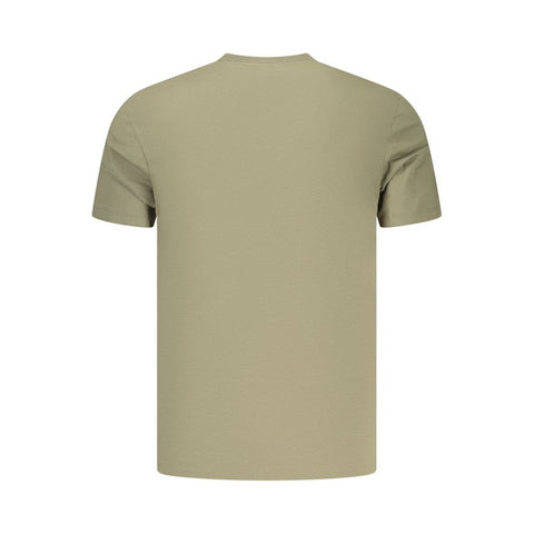 Green Cotton Men's T-Shirt