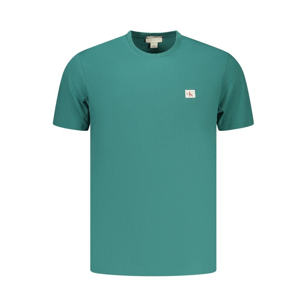 Green Cotton Men's T-Shirt