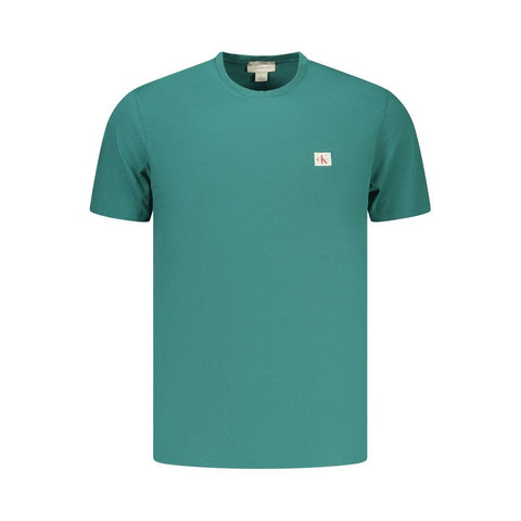 Green Cotton Men's T-Shirt
