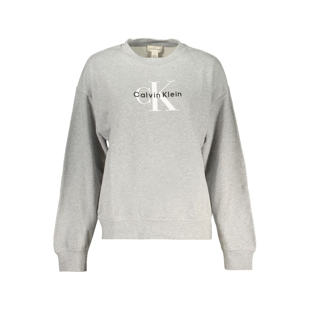Gray Cotton Women's Sweatshirt