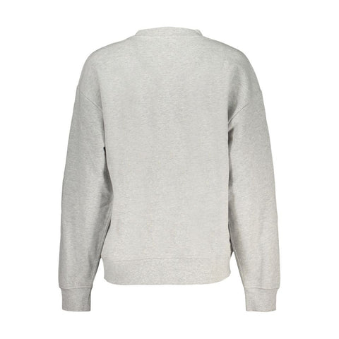 Gray Cotton Women's Sweatshirt
