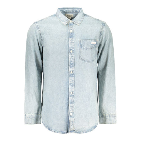 Azzurro Cotton Mens Shirt