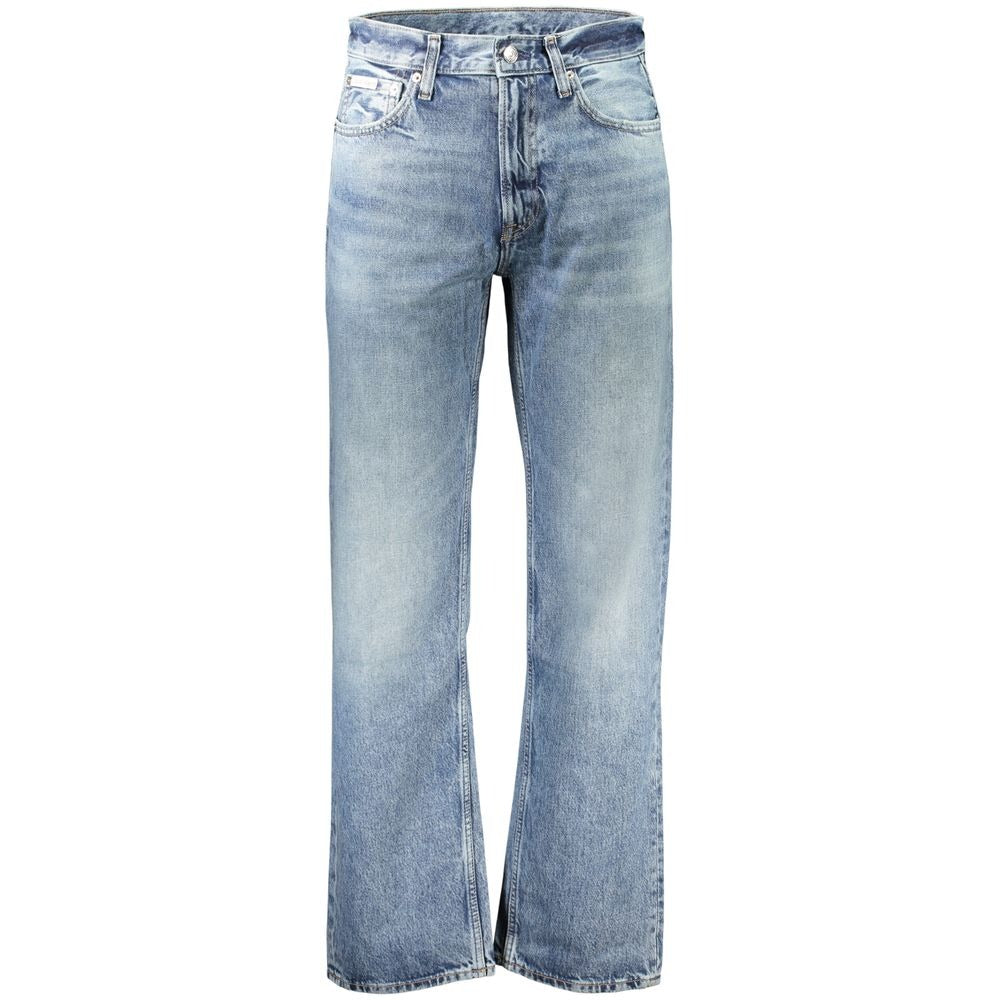 Blue Cotton Men's Jeans