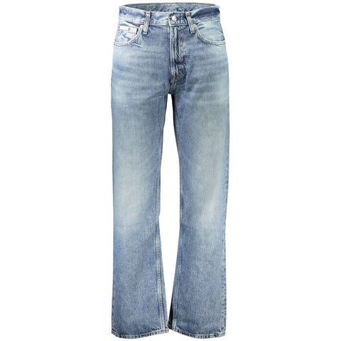 Blue Cotton Men's Jeans