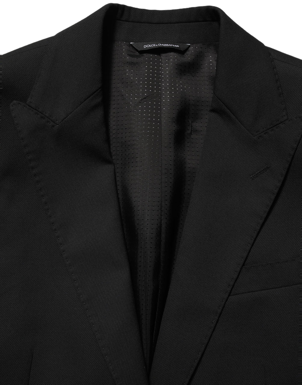 Black Polyester Single Breasted Blazer Jacket