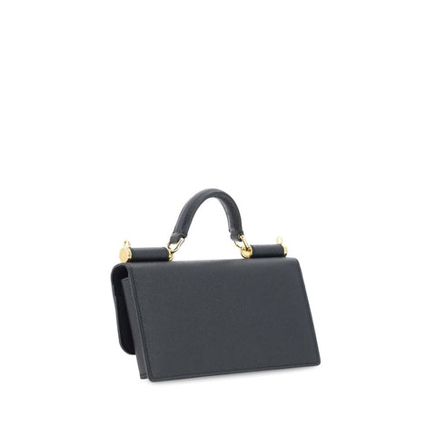 Black Calf Leather Bos Taurus Shoulder Bag