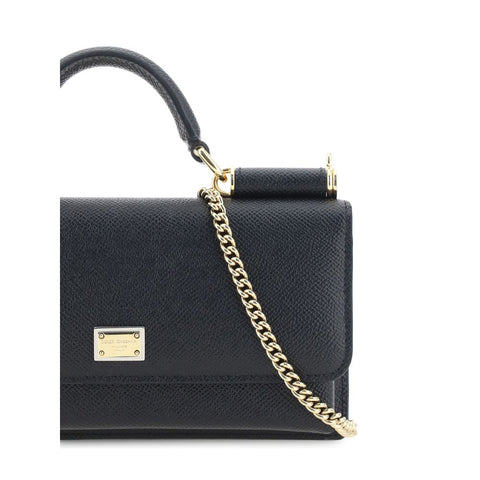 Black Calf Leather Bos Taurus Shoulder Bag