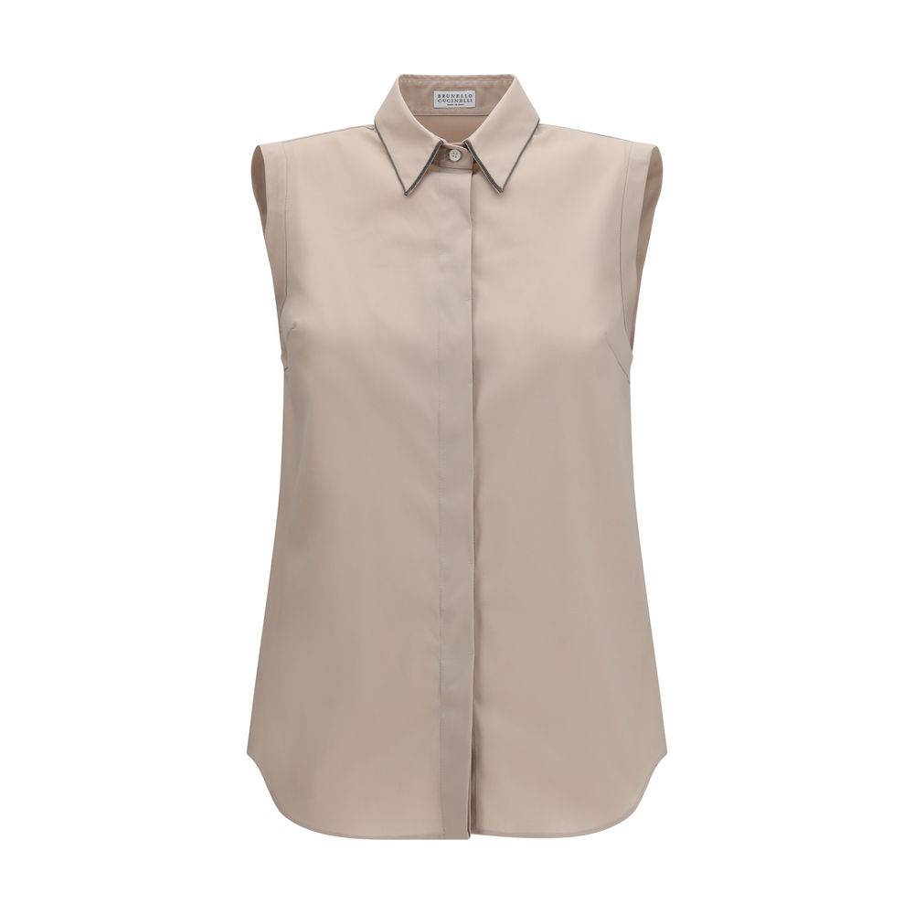 Beige Cotton Shirt