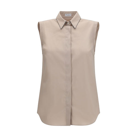 Beige Cotton Shirt