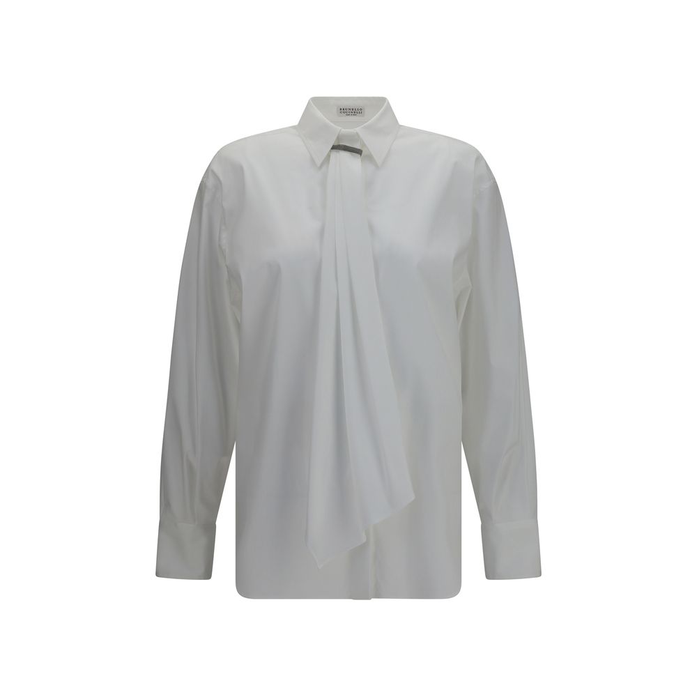 White Cotton Dress Shirt