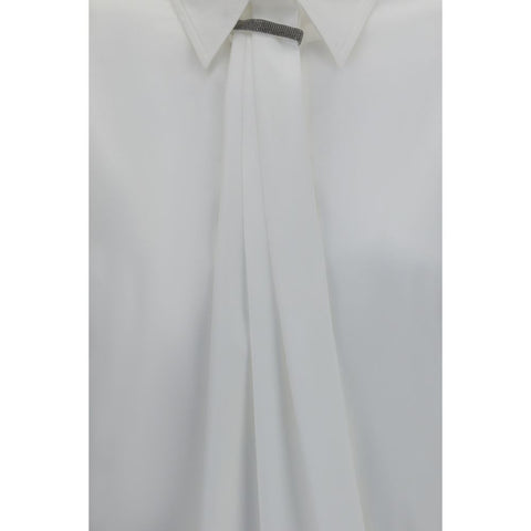 White Cotton Dress Shirt