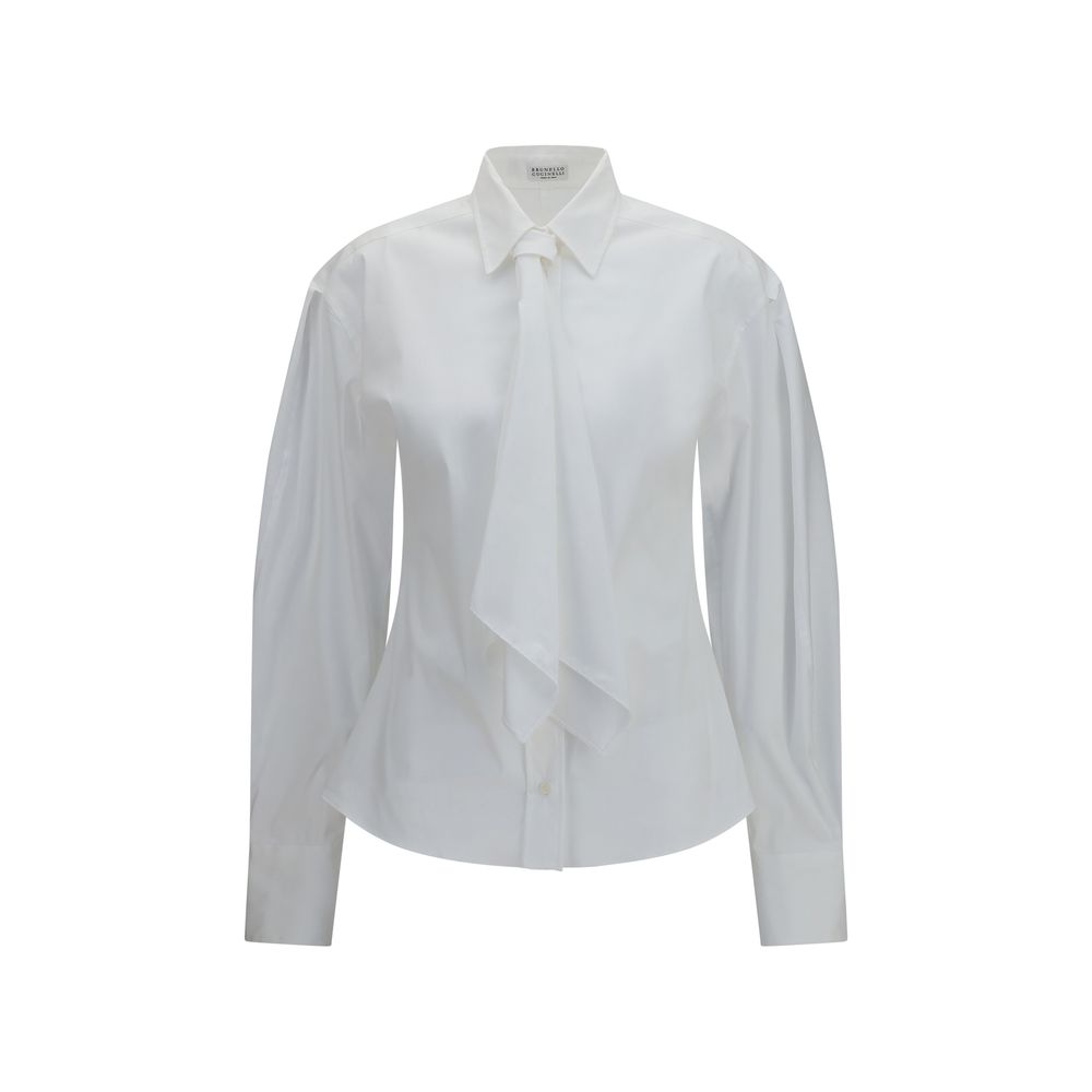 White Cotton Dress Shirt