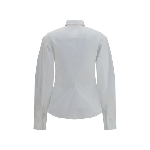White Cotton Dress Shirt
