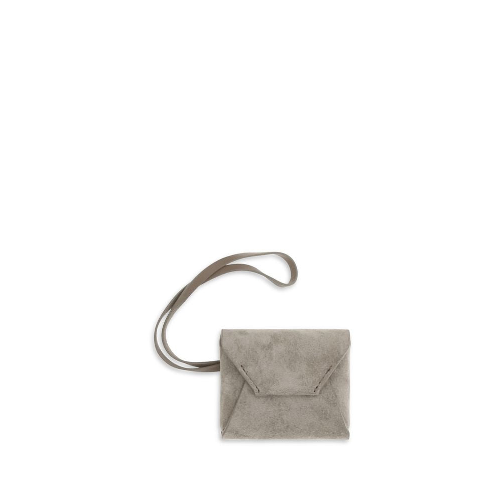 Gray Calf Leather Bos Taurus Keychain