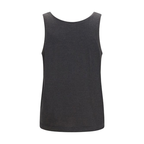 Gray Cashmere Tank Tops