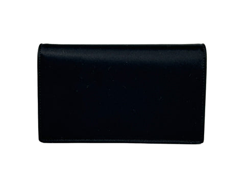 Versace Mini Chain Black Crossbody Wallet Bag