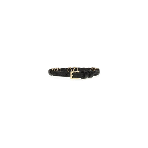 Black Calf Leather Bos Taurus Bracelet