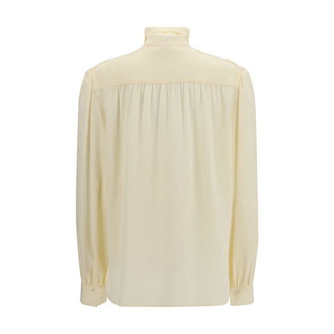 Beige Polyester Blouse