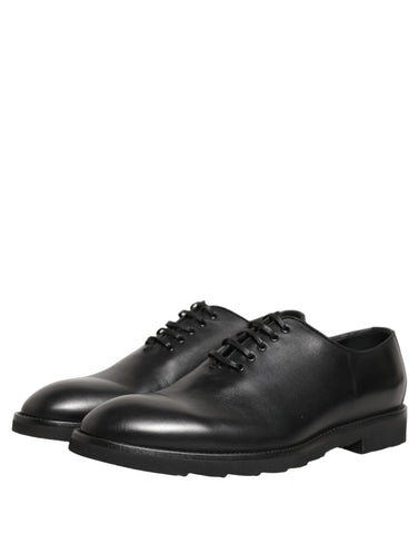 Black Leather Men Oxford Dress Formal Shoes