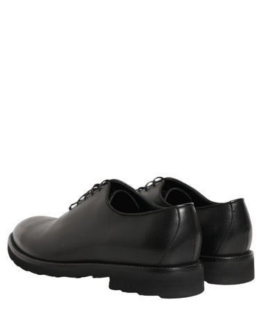 Black Leather Men Oxford Dress Formal Shoes