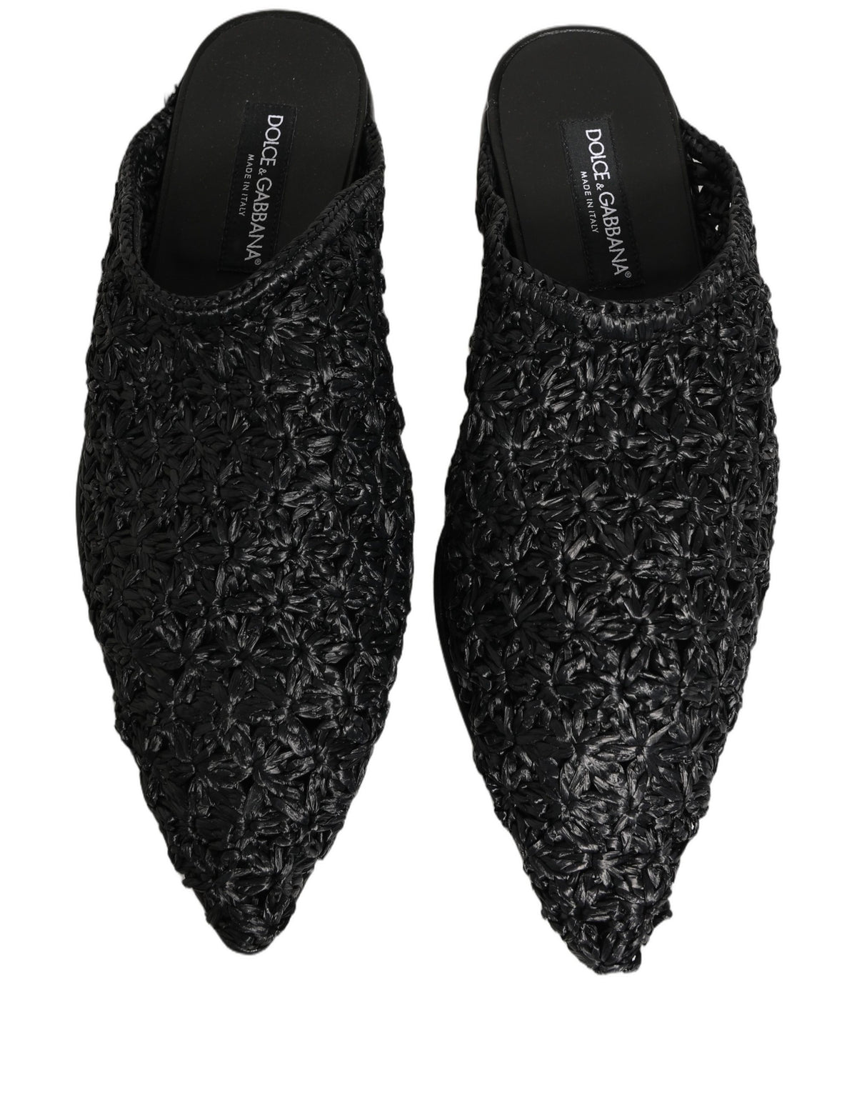 Black Mules Slides Slippers Men Flats Shoes