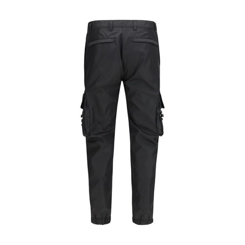 Black Polyamide Athletic Pants
