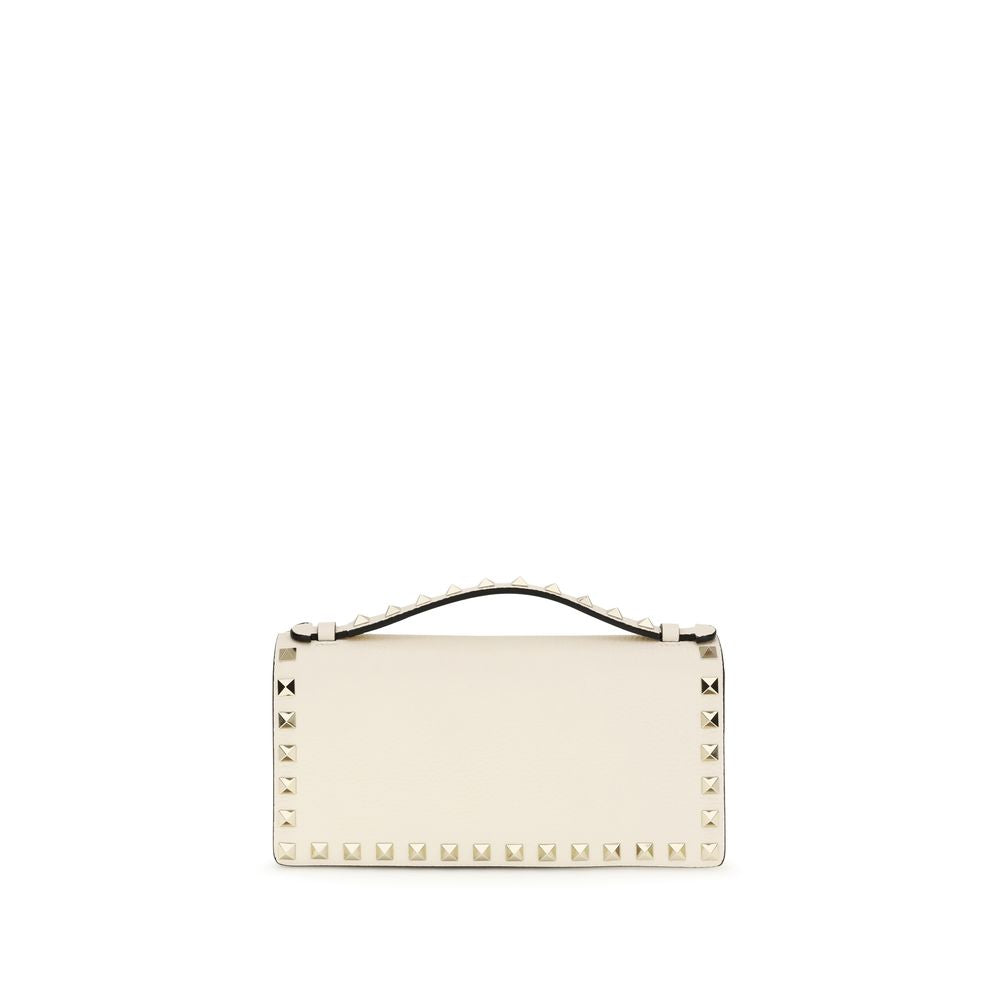 Beige Calf Leather Bos Taurus Wallet