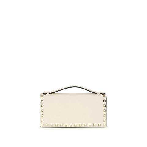 Beige Calf Leather Bos Taurus Wallet