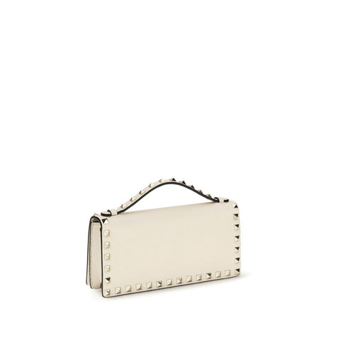 Beige Calf Leather Bos Taurus Wallet