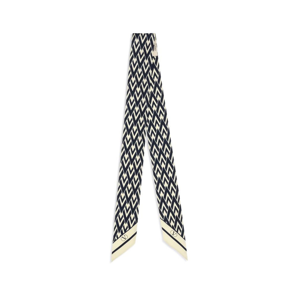 Blue Silk Scarf