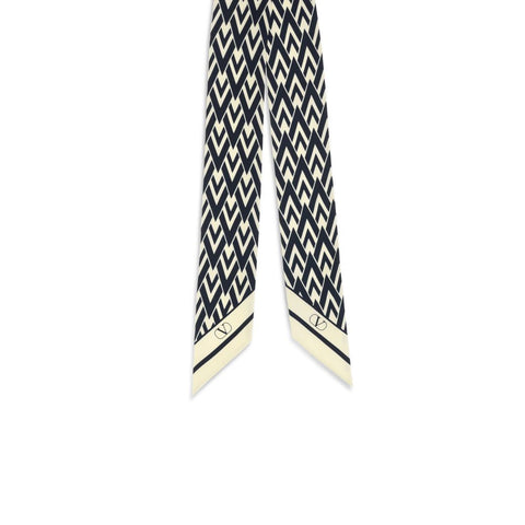 Blue Silk Scarf