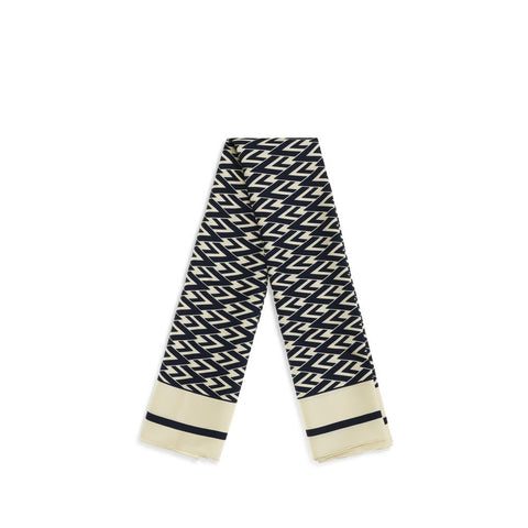 Beige Silk Scarf