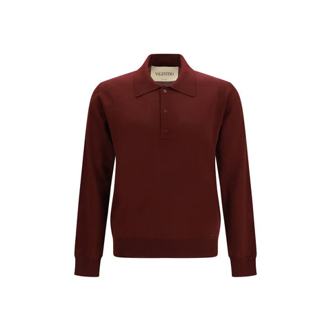 Bordeaux Wool Oves Aries Polo Shirt